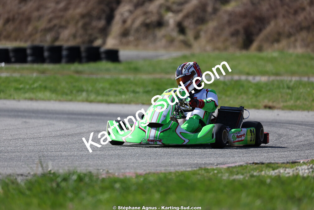 Tanguy MUNOZ — 28/02 & 01/03/2026 : 1ère manche du Championnat du Sud 2026 à Aigues-Vives (photos Stéphane Agnus) 2026 — karting
