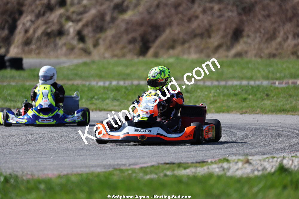 Sacha CATALA — 28/02 & 01/03/2026 : 1ère manche du Championnat du Sud 2026 à Aigues-Vives (photos Stéphane Agnus) 2026 — karting