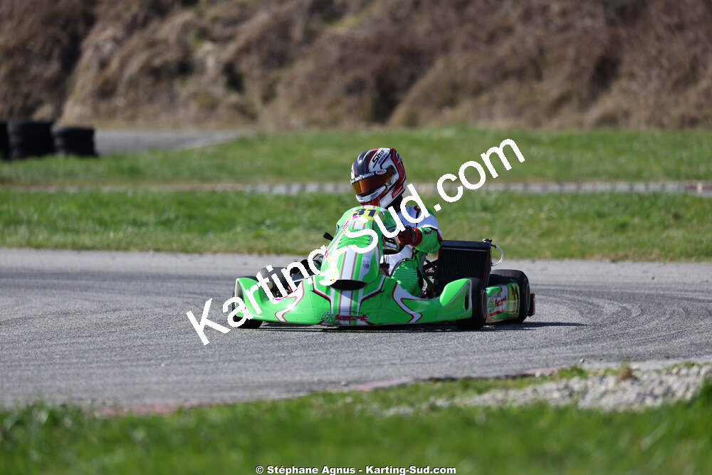 Tanguy MUNOZ — 28/02 & 01/03/2026 : 1ère manche du Championnat du Sud 2026 à Aigues-Vives (photos Stéphane Agnus) 2026 — karting