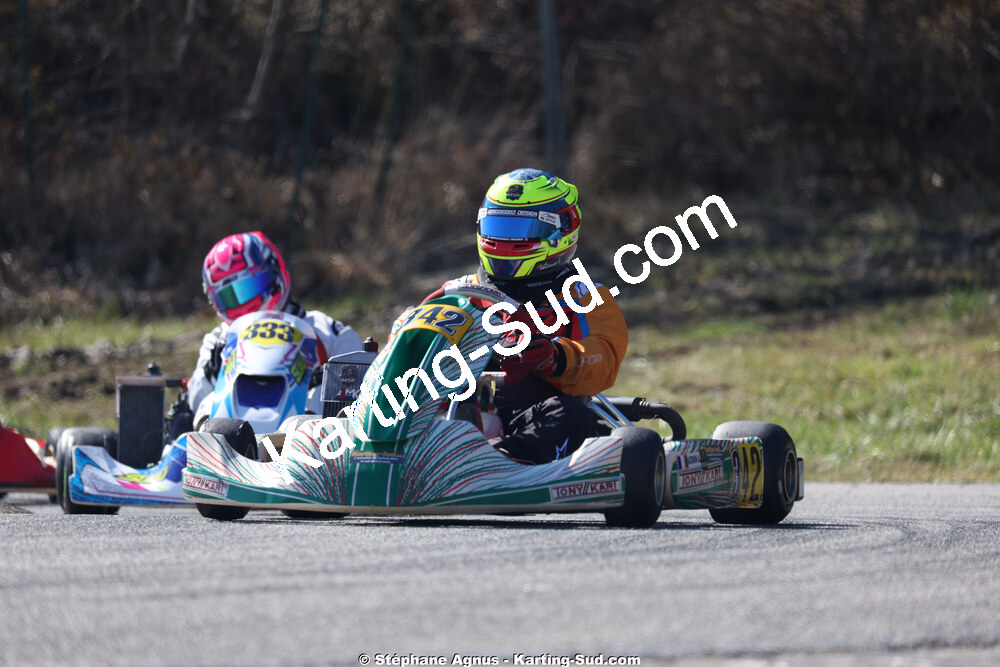 Aurélien MAZOUIN — 28/02 & 01/03/2026 : 1ère manche du Championnat du Sud 2026 à Aigues-Vives (photos Stéphane Agnus) 2026 — karting