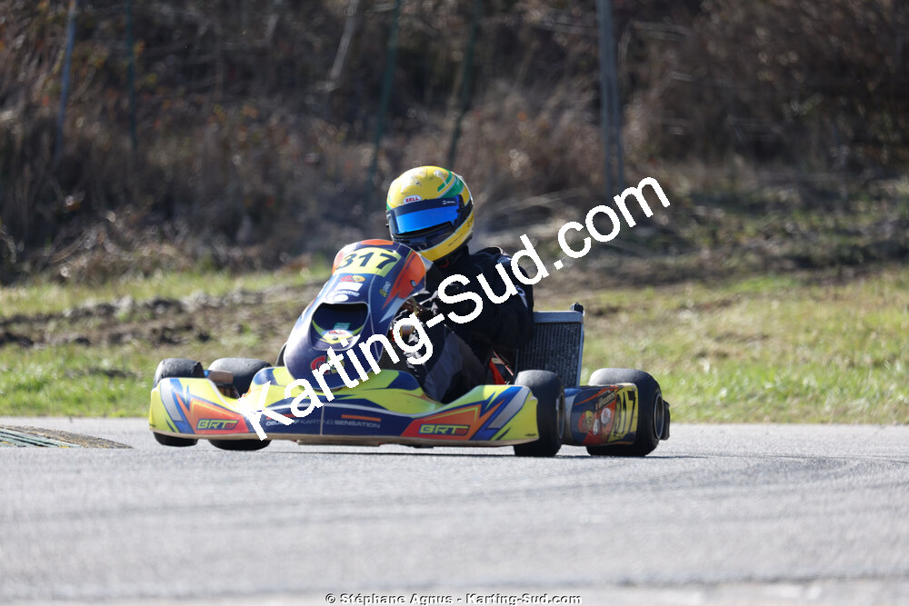 Cédric MARGUERITIN — 28/02 & 01/03/2026 : 1ère manche du Championnat du Sud 2026 à Aigues-Vives (photos Stéphane Agnus) 2026 — karting