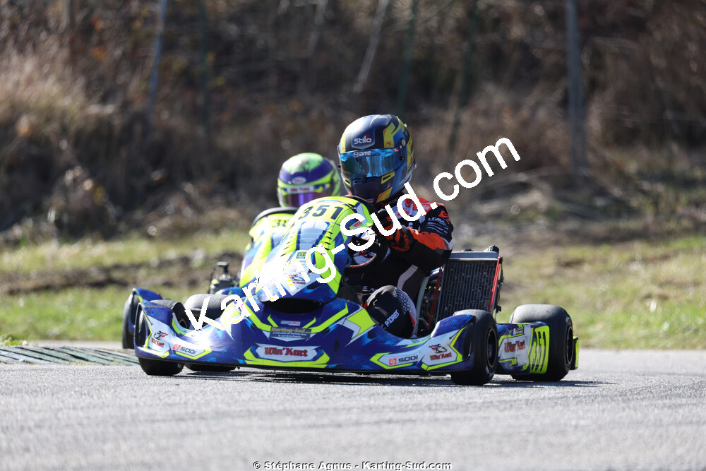 Sébastien ANDRES — 28/02 & 01/03/2026 : 1ère manche du Championnat du Sud 2026 à Aigues-Vives (photos Stéphane Agnus) 2026 — karting