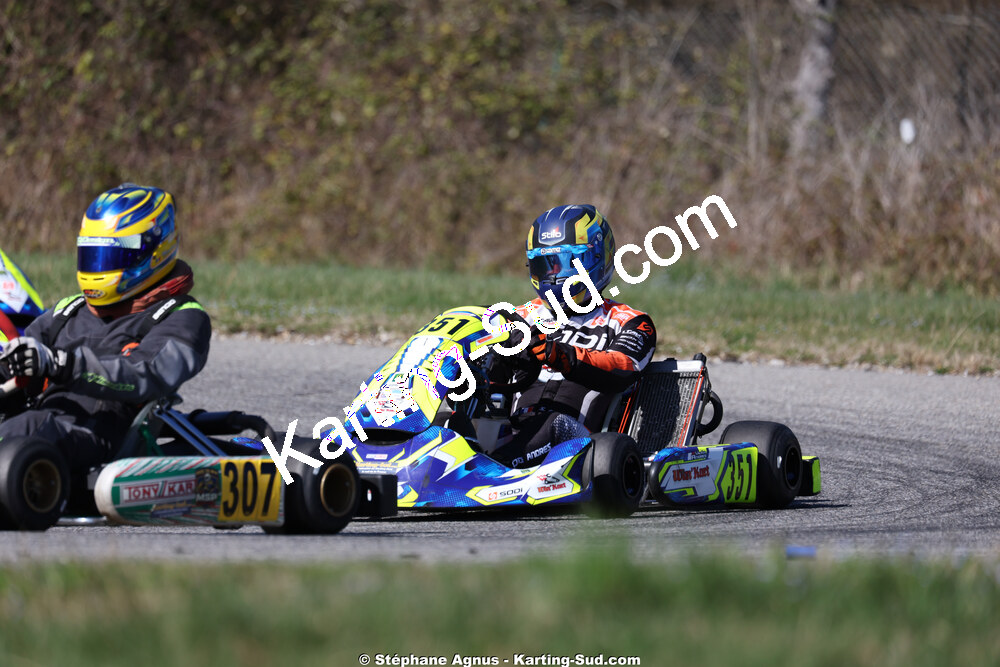 Sébastien ANDRES — 28/02 & 01/03/2026 : 1ère manche du Championnat du Sud 2026 à Aigues-Vives (photos Stéphane Agnus) 2026 — karting
