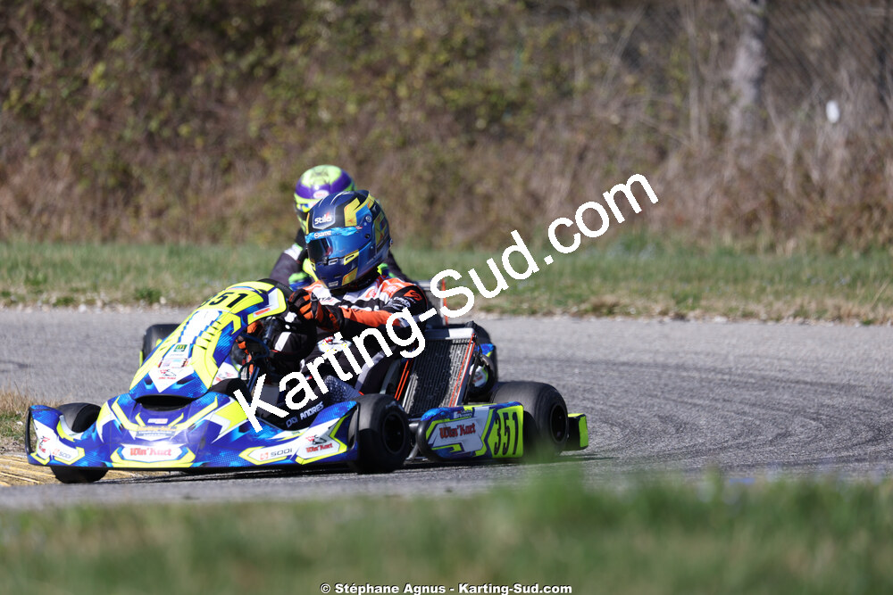 Sébastien ANDRES — 28/02 & 01/03/2026 : 1ère manche du Championnat du Sud 2026 à Aigues-Vives (photos Stéphane Agnus) 2026 — karting