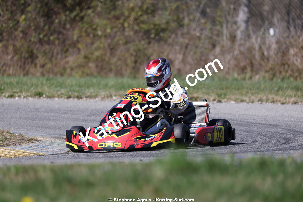 Marc LARIVE — 28/02 & 01/03/2026 : 1ère manche du Championnat du Sud 2026 à Aigues-Vives (photos Stéphane Agnus) 2026 — karting