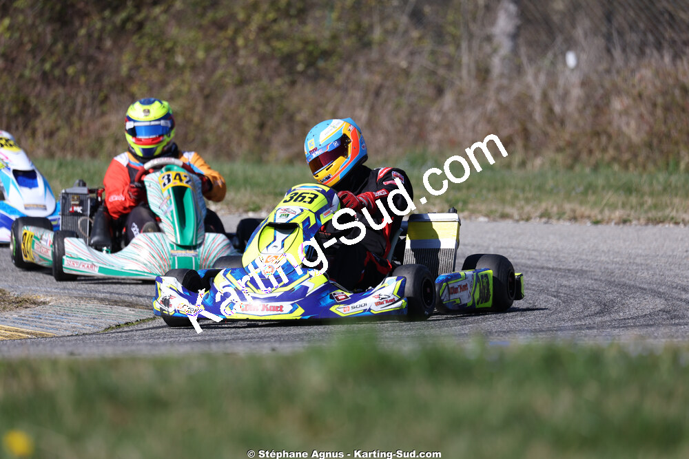 Samy GHARBI — 28/02 & 01/03/2026 : 1ère manche du Championnat du Sud 2026 à Aigues-Vives (photos Stéphane Agnus) 2026 — karting