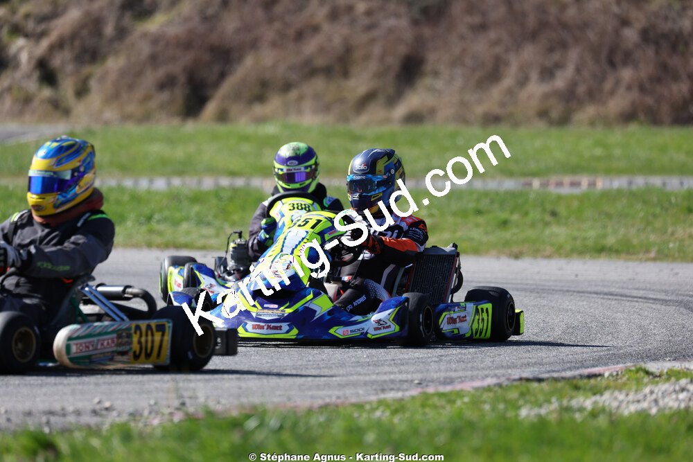 Sébastien ANDRES — 28/02 & 01/03/2026 : 1ère manche du Championnat du Sud 2026 à Aigues-Vives (photos Stéphane Agnus) 2026 — karting