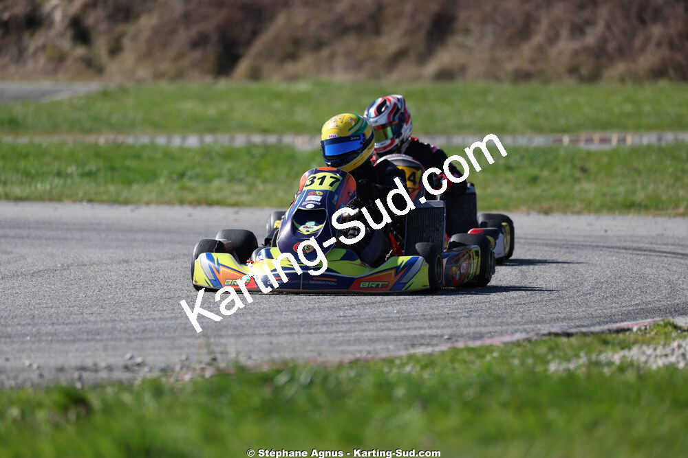 Cédric MARGUERITIN — 28/02 & 01/03/2026 : 1ère manche du Championnat du Sud 2026 à Aigues-Vives (photos Stéphane Agnus) 2026 — karting