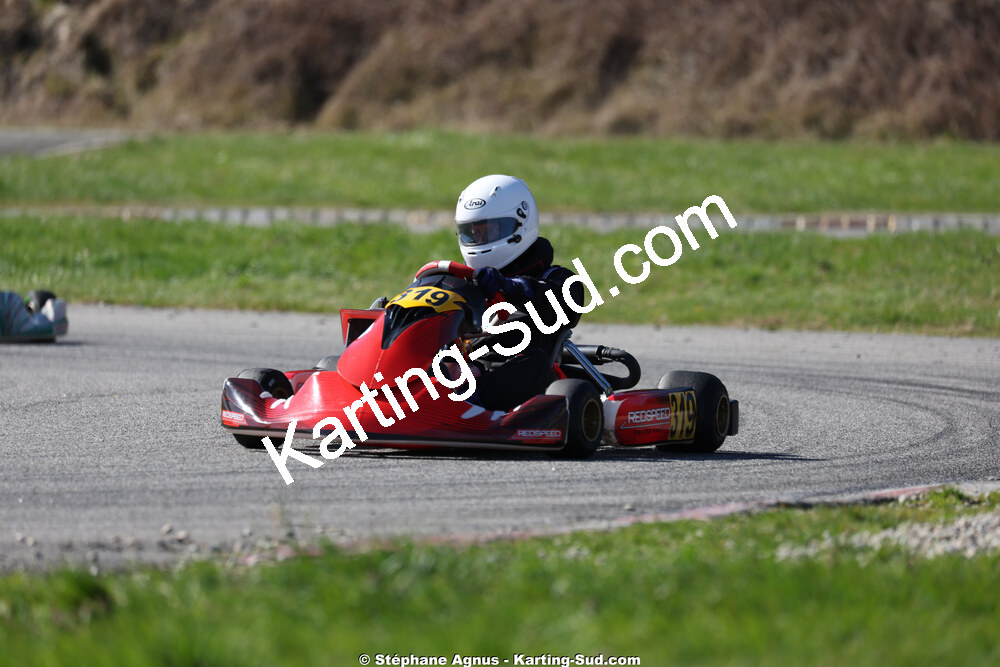 Henri OLIVAN — 28/02 & 01/03/2026 : 1ère manche du Championnat du Sud 2026 à Aigues-Vives (photos Stéphane Agnus) 2026 — karting