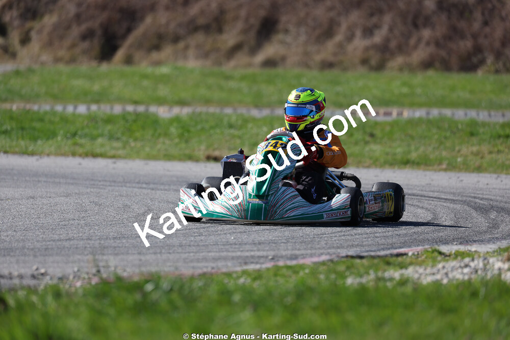 Aurélien MAZOUIN — 28/02 & 01/03/2026 : 1ère manche du Championnat du Sud 2026 à Aigues-Vives (photos Stéphane Agnus) 2026 — karting
