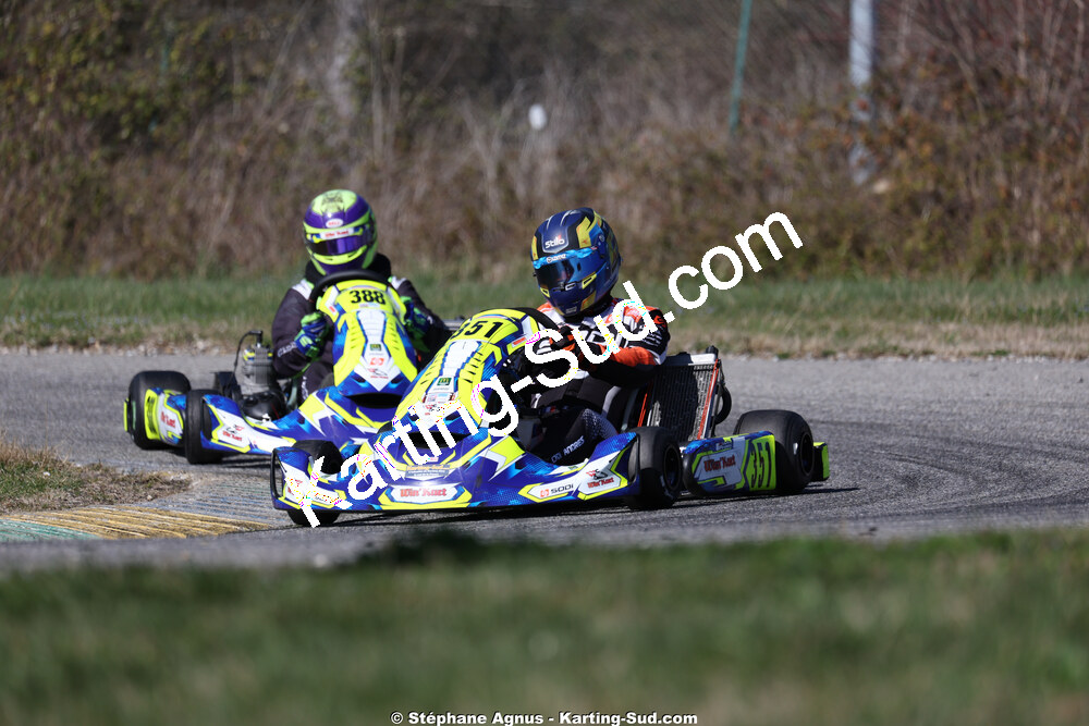 Sébastien ANDRES — 28/02 & 01/03/2026 : 1ère manche du Championnat du Sud 2026 à Aigues-Vives (photos Stéphane Agnus) 2026 — karting