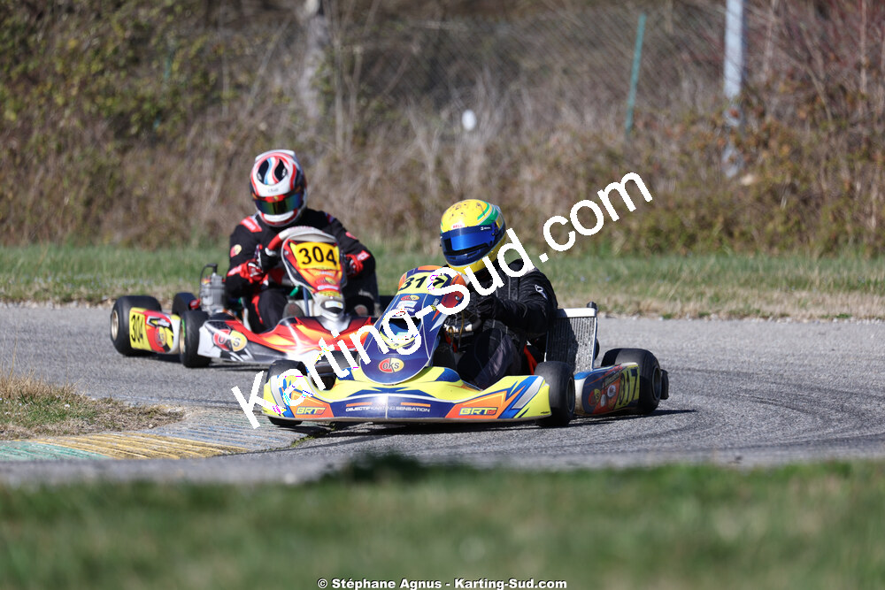 Cédric MARGUERITIN — 28/02 & 01/03/2026 : 1ère manche du Championnat du Sud 2026 à Aigues-Vives (photos Stéphane Agnus) 2026 — karting