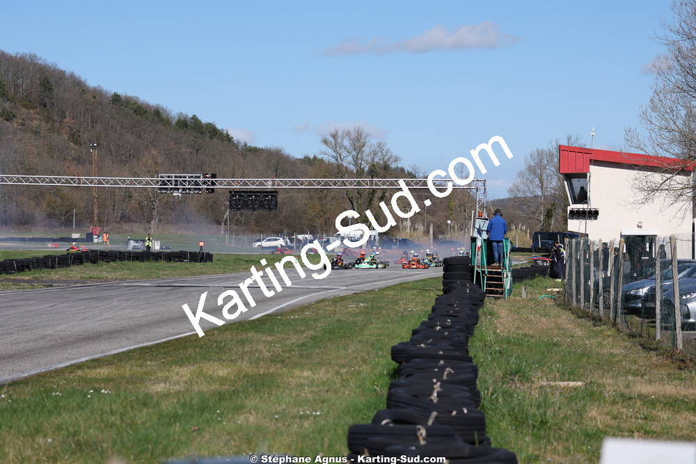 KA100 — 28/02 & 01/03/2026 : 1ère manche du Championnat du Sud 2026 à Aigues-Vives (photos Stéphane Agnus) 2026 — karting