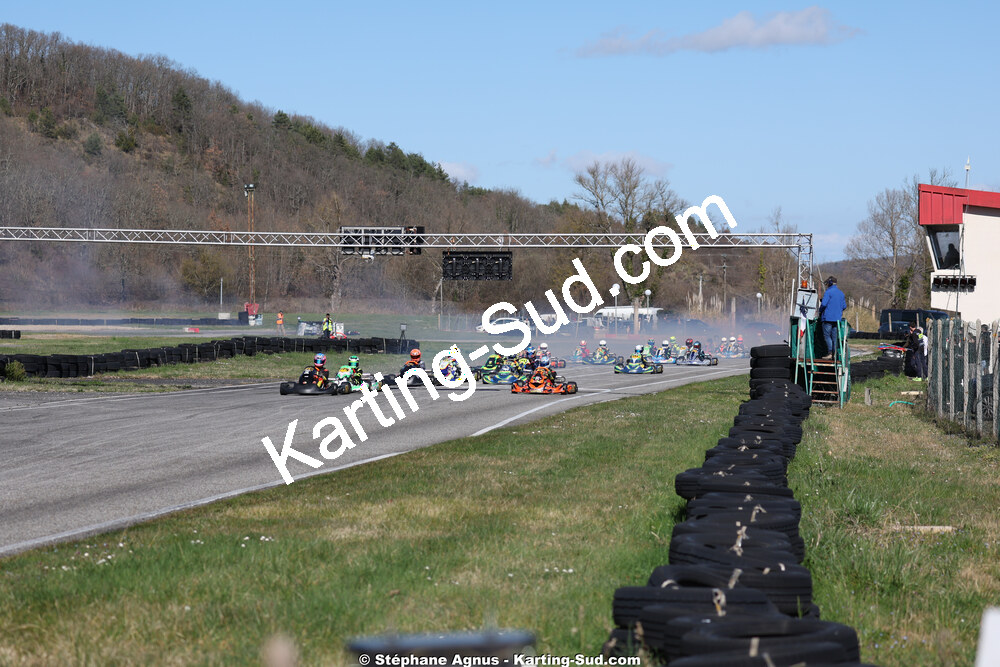 KA100 — 28/02 & 01/03/2026 : 1ère manche du Championnat du Sud 2026 à Aigues-Vives (photos Stéphane Agnus) 2026 — karting