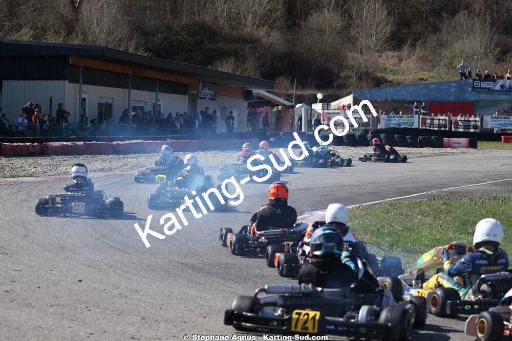 KA100 — 28/02 & 01/03/2026 : 1ère manche du Championnat du Sud 2026 à Aigues-Vives (photos Stéphane Agnus) 2026 — karting