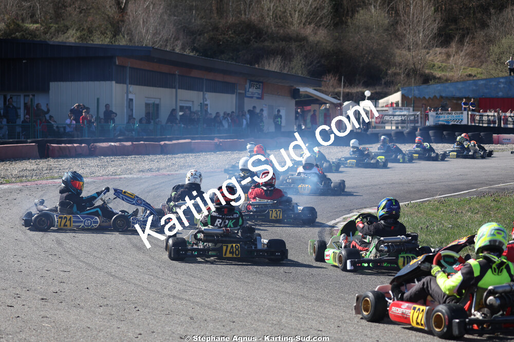 KA100 — 28/02 & 01/03/2026 : 1ère manche du Championnat du Sud 2026 à Aigues-Vives (photos Stéphane Agnus) 2026 — karting