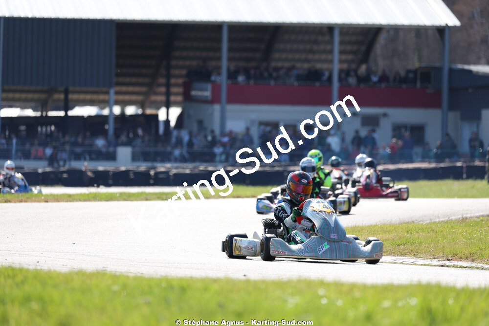 Andy SOULIER — 28/02 & 01/03/2026 : 1ère manche du Championnat du Sud 2026 à Aigues-Vives (photos Stéphane Agnus) 2026 — karting