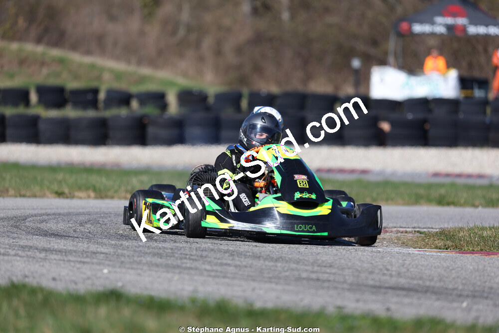 Louca BOUSQUIERES — 28/02 & 01/03/2026 : 1ère manche du Championnat du Sud 2026 à Aigues-Vives (photos Stéphane Agnus) 2026 — karting