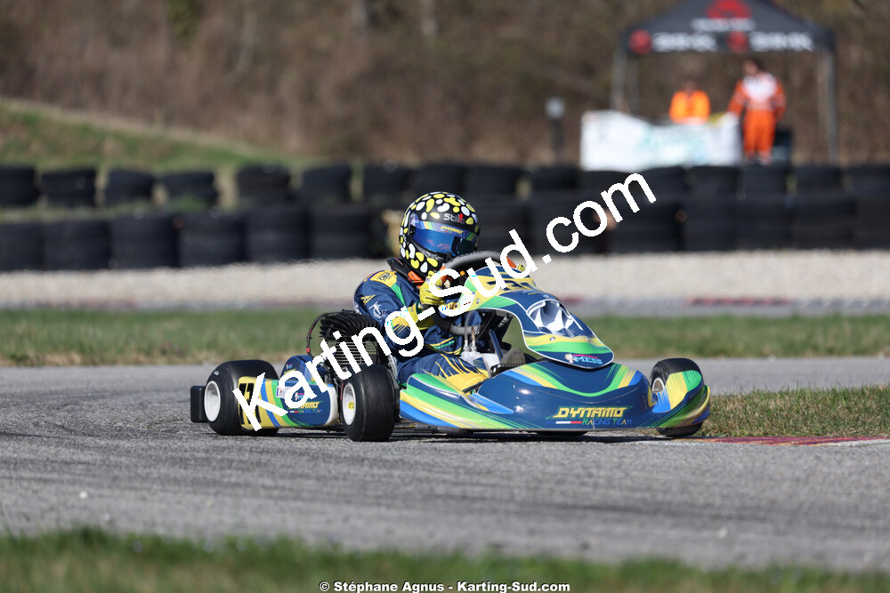 Dayan SERANO — 28/02 & 01/03/2026 : 1ère manche du Championnat du Sud 2026 à Aigues-Vives (photos Stéphane Agnus) 2026 — karting