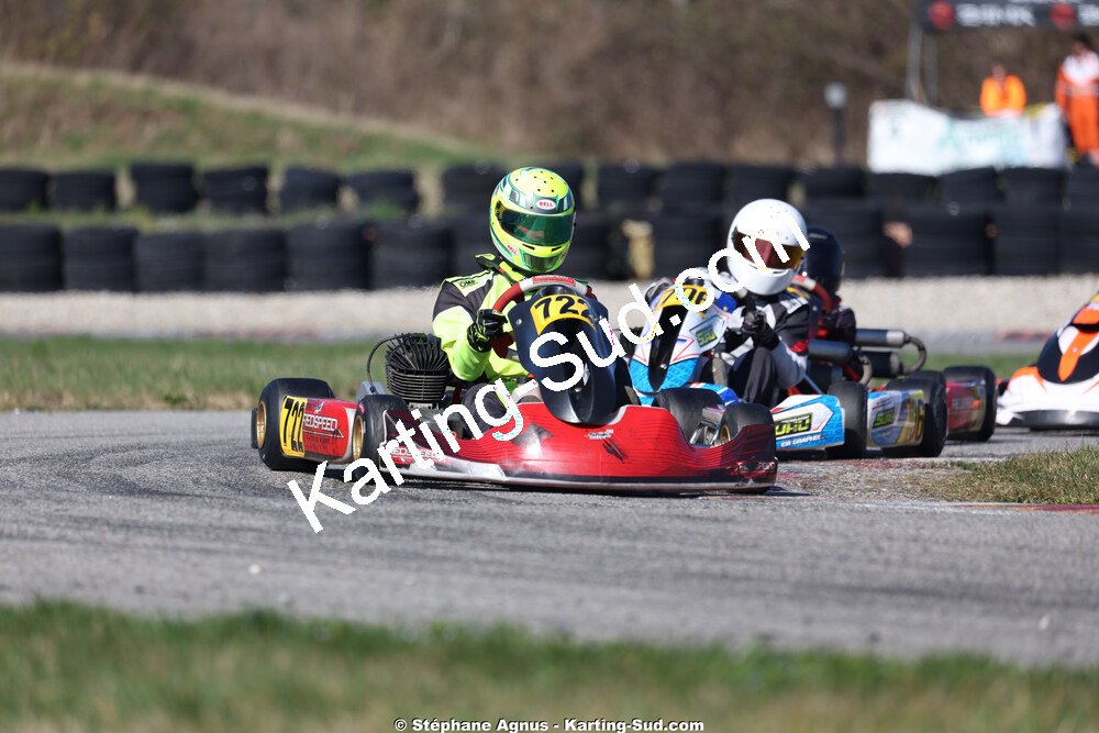 KA100 — 28/02 & 01/03/2026 : 1ère manche du Championnat du Sud 2026 à Aigues-Vives (photos Stéphane Agnus) 2026 — karting
