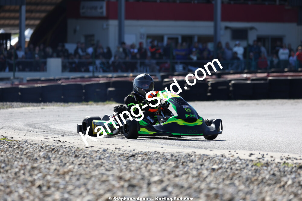 Louca BOUSQUIERES — 28/02 & 01/03/2026 : 1ère manche du Championnat du Sud 2026 à Aigues-Vives (photos Stéphane Agnus) 2026 — karting
