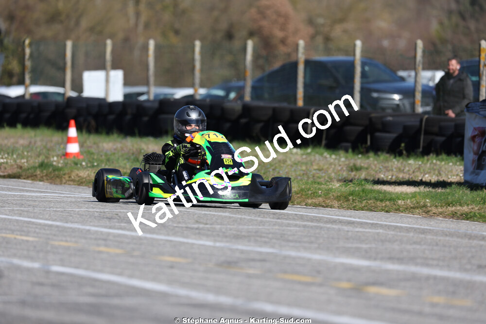 Louca BOUSQUIERES — 28/02 & 01/03/2026 : 1ère manche du Championnat du Sud 2026 à Aigues-Vives (photos Stéphane Agnus) 2026 — karting