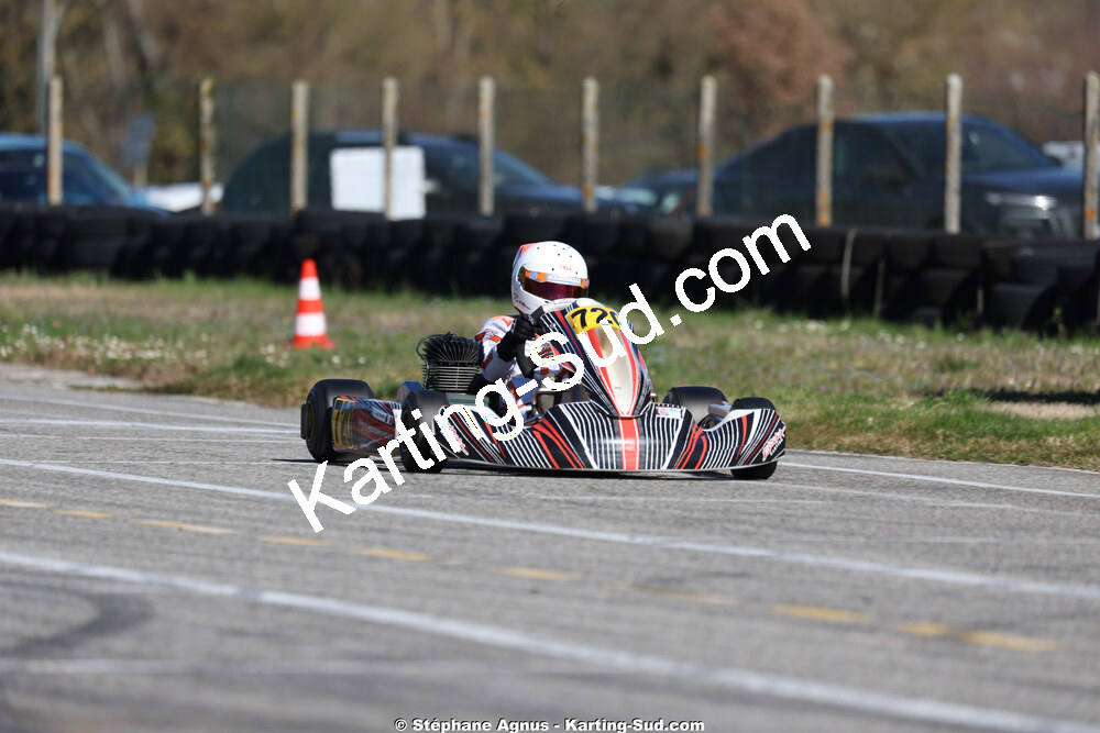 Tom CASTANIER — 28/02 & 01/03/2026 : 1ère manche du Championnat du Sud 2026 à Aigues-Vives (photos Stéphane Agnus) 2026 — karting
