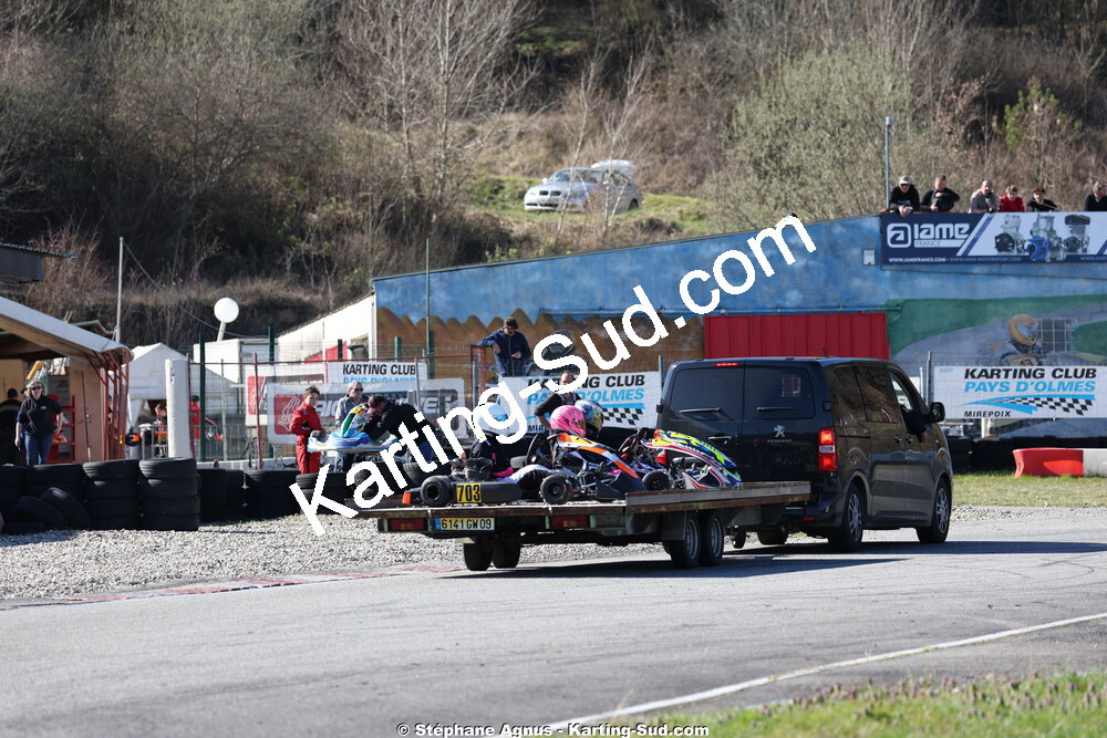 KA100 — 28/02 & 01/03/2026 : 1ère manche du Championnat du Sud 2026 à Aigues-Vives (photos Stéphane Agnus) 2026 — karting