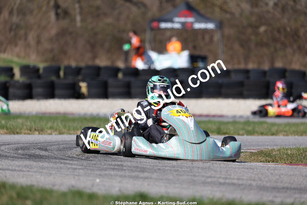 Liam BERDINEL — 28/02 & 01/03/2026 : 1ère manche du Championnat du Sud 2026 à Aigues-Vives (photos Stéphane Agnus) 2026 — karting