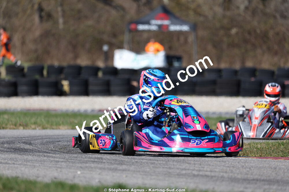 Gabriel GERDIL — 28/02 & 01/03/2026 : 1ère manche du Championnat du Sud 2026 à Aigues-Vives (photos Stéphane Agnus) 2026 — karting