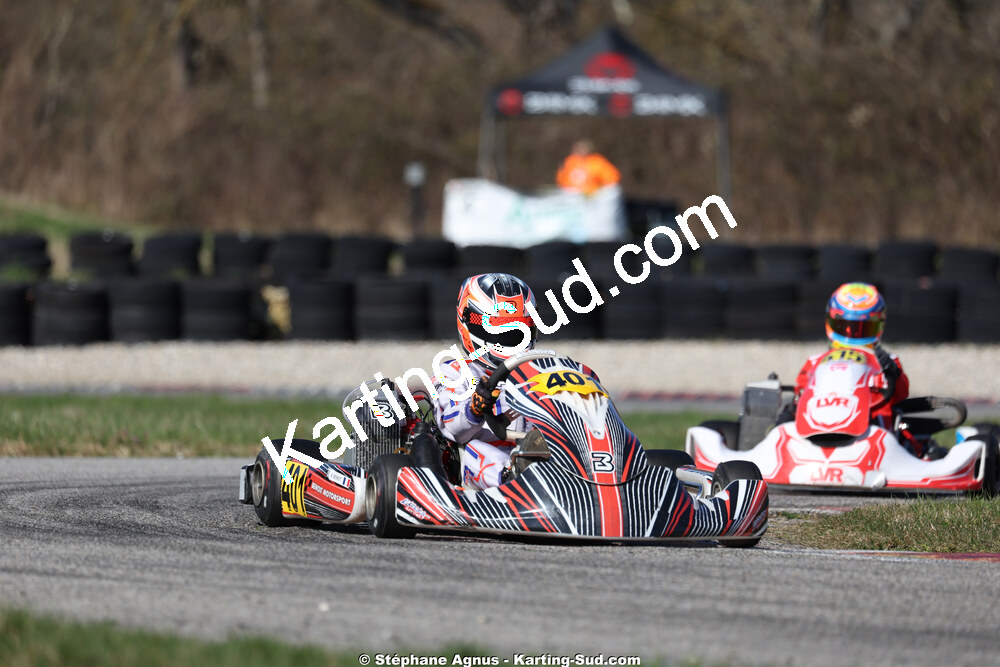 Arthur BENOIT — 28/02 & 01/03/2026 : 1ère manche du Championnat du Sud 2026 à Aigues-Vives (photos Stéphane Agnus) 2026 — karting