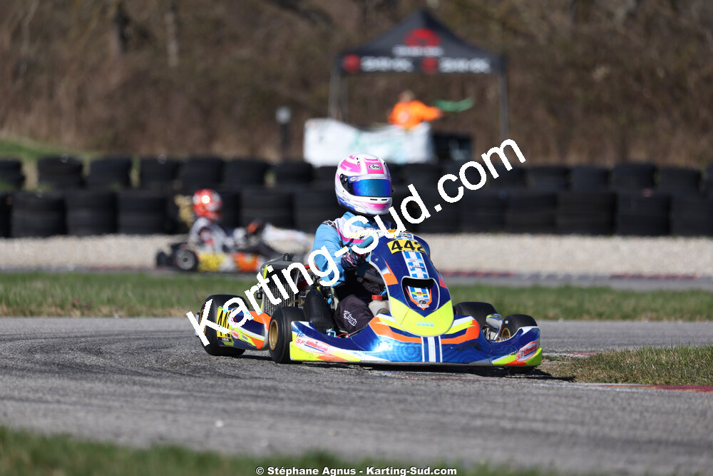Sacha BOULARD — 28/02 & 01/03/2026 : 1ère manche du Championnat du Sud 2026 à Aigues-Vives (photos Stéphane Agnus) 2026 — karting