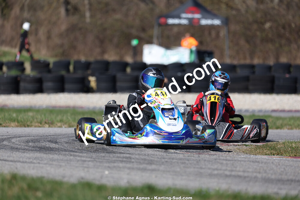 Quentin FRANQUET — 28/02 & 01/03/2026 : 1ère manche du Championnat du Sud 2026 à Aigues-Vives (photos Stéphane Agnus) 2026 — karting