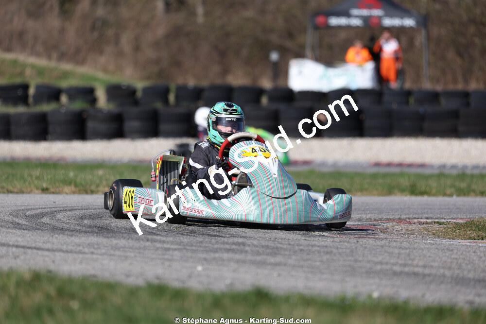 Liam BERDINEL — 28/02 & 01/03/2026 : 1ère manche du Championnat du Sud 2026 à Aigues-Vives (photos Stéphane Agnus) 2026 — karting