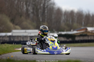 08/03/2026 : 1ère manche de l’Atlantic Trophée à Lescar (photos Marc Belly) 2026 — karting