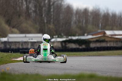 08/03/2026 : 1ère manche de l’Atlantic Trophée à Lescar (photos Marc Belly) 2026 — karting