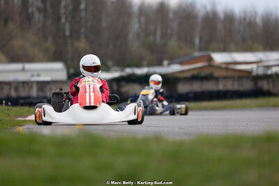 08/03/2026 : 1ère manche de l’Atlantic Trophée à Lescar (photos Marc Belly) 2026 — karting