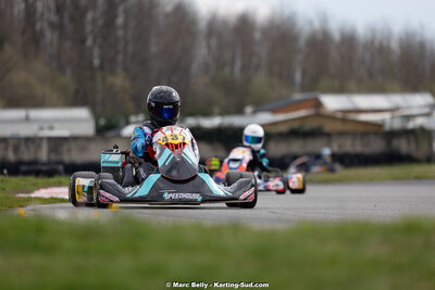 08/03/2026 : 1ère manche de l’Atlantic Trophée à Lescar (photos Marc Belly) 2026 — karting
