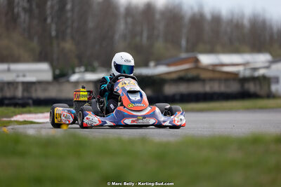 08/03/2026 : 1ère manche de l’Atlantic Trophée à Lescar (photos Marc Belly) 2026 — karting