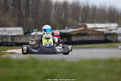 08/03/2026 : 1ère manche de l’Atlantic Trophée à Lescar (photos Marc Belly) 2026 — karting