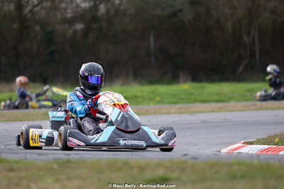 08/03/2026 : 1ère manche de l’Atlantic Trophée à Lescar (photos Marc Belly) 2026 — karting