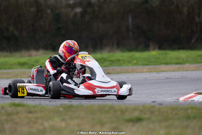08/03/2026 : 1ère manche de l’Atlantic Trophée à Lescar (photos Marc Belly) 2026 — karting