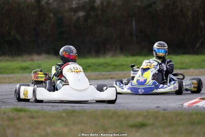 08/03/2026 : 1ère manche de l’Atlantic Trophée à Lescar (photos Marc Belly) 2026 — karting