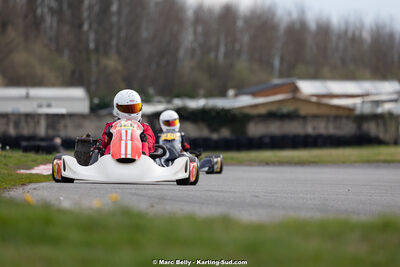 08/03/2026 : 1ère manche de l’Atlantic Trophée à Lescar (photos Marc Belly) 2026 — karting