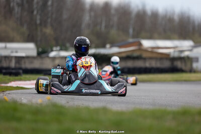 08/03/2026 : 1ère manche de l’Atlantic Trophée à Lescar (photos Marc Belly) 2026 — karting