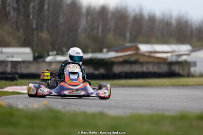08/03/2026 : 1ère manche de l’Atlantic Trophée à Lescar (photos Marc Belly) 2026 — karting