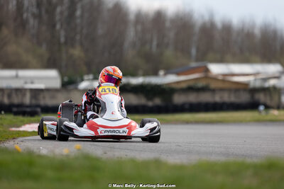 08/03/2026 : 1ère manche de l’Atlantic Trophée à Lescar (photos Marc Belly) 2026 — karting