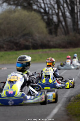 08/03/2026 : 1ère manche de l’Atlantic Trophée à Lescar (photos Marc Belly) 2026 — karting