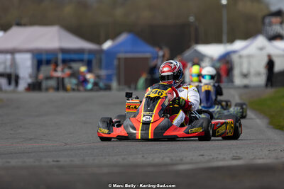 08/03/2026 : 1ère manche de l’Atlantic Trophée à Lescar (photos Marc Belly) 2026 — karting