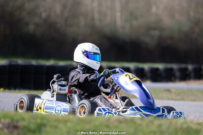 08/03/2026 : 1ère manche de l’Atlantic Trophée à Lescar (photos Marc Belly) 2026 — karting